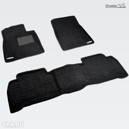 Коврики салона Pradar 3D текстильные для Toyota Land Cruiser 200 (2008-2012) № SI 07-00087